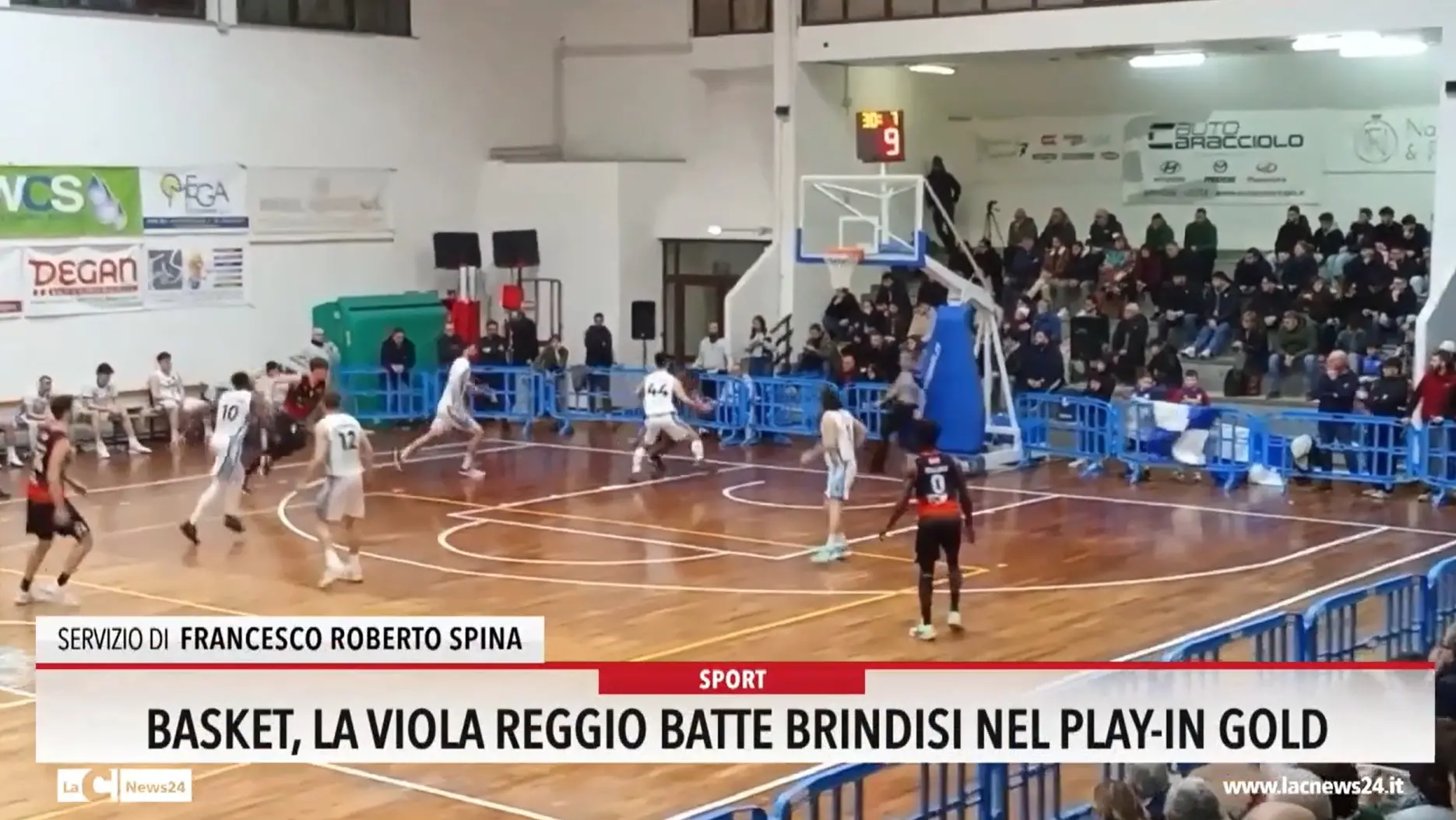 Basket, la Viola Reggio batte Brindisi nei Play in gold