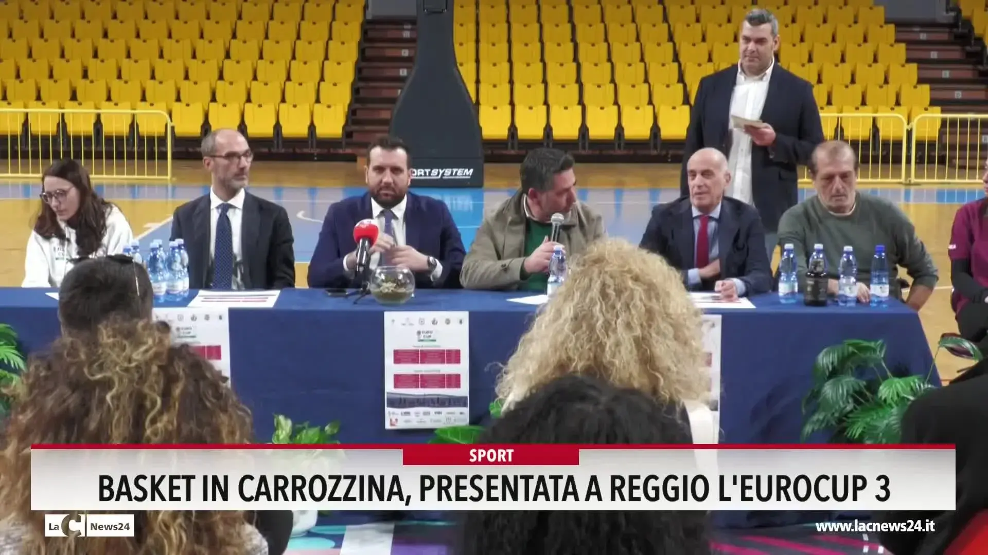 Basket in carrozzina, presentata a Reggio l'Eurocup 3