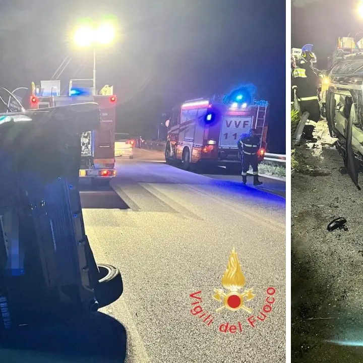 Incidente a Tarsia, auto si ribalta dopo lo scontro con un’altra vettura: 6 feriti, 3 sono gravi