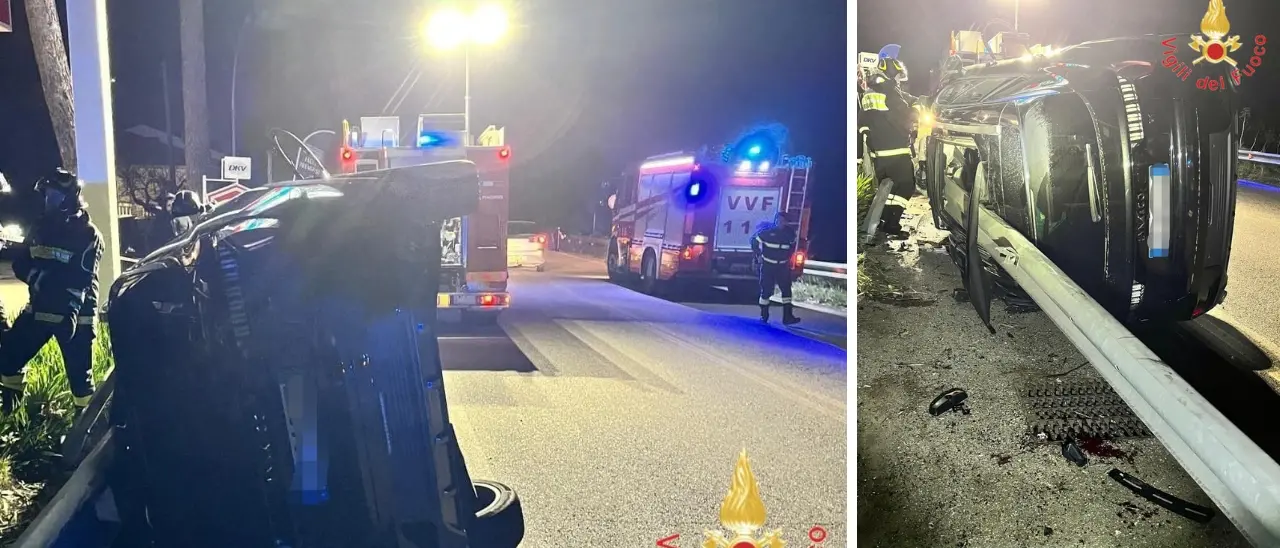 Incidente a Tarsia, auto si ribalta dopo lo scontro con un’altra vettura: 6 feriti, 3 sono gravi