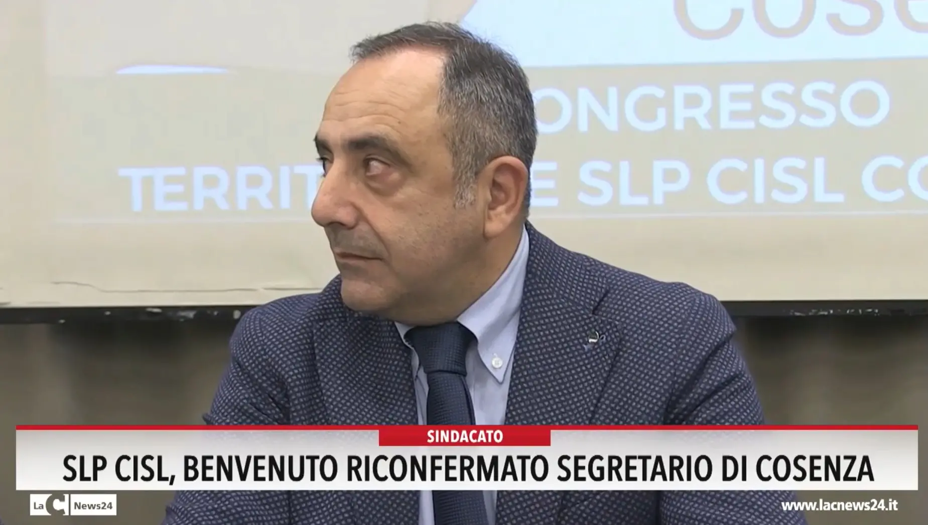 Slp Cisl, Benvenuto riconfermato segretario di Cosenza