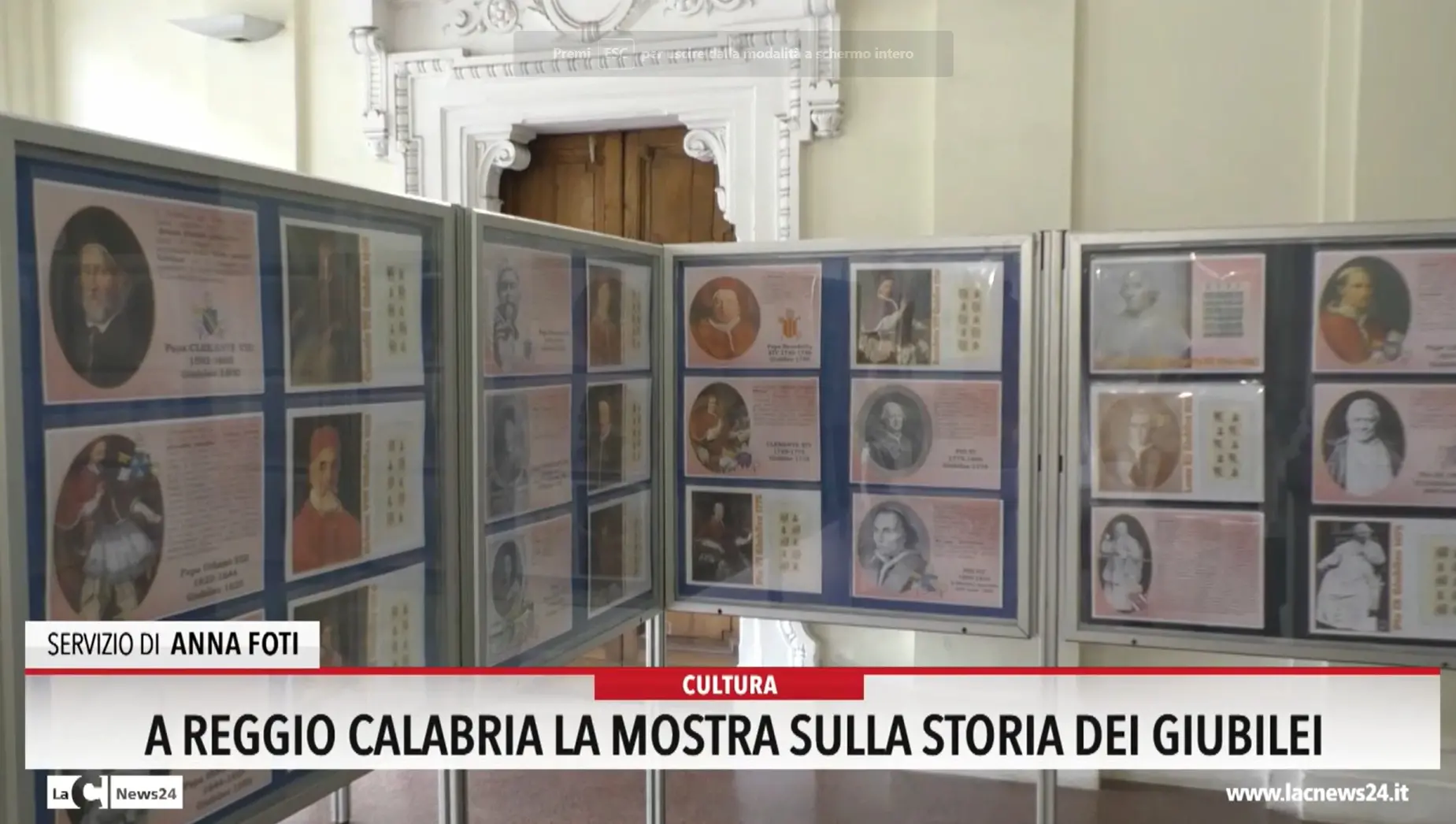 A Reggio Calabria la mostra sulla storia dei Giubilei