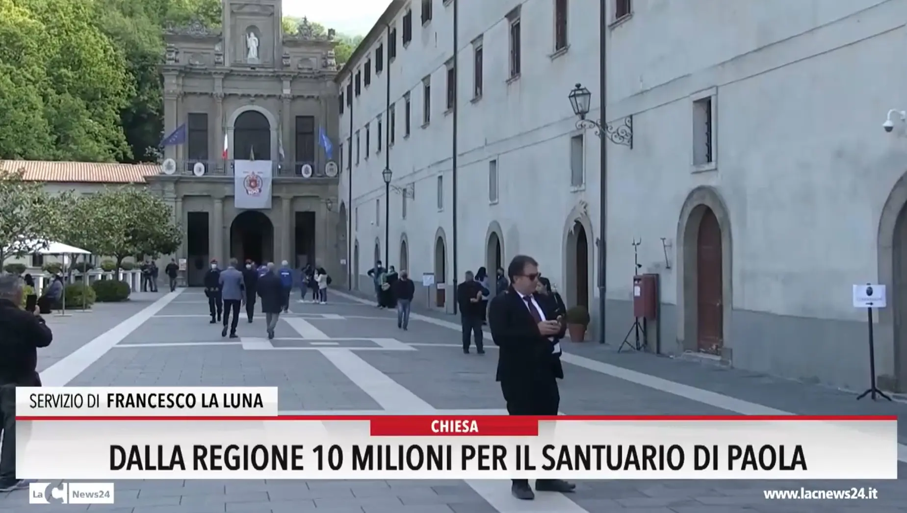 Dalla Regione 10 milioni per il santuario di Paola