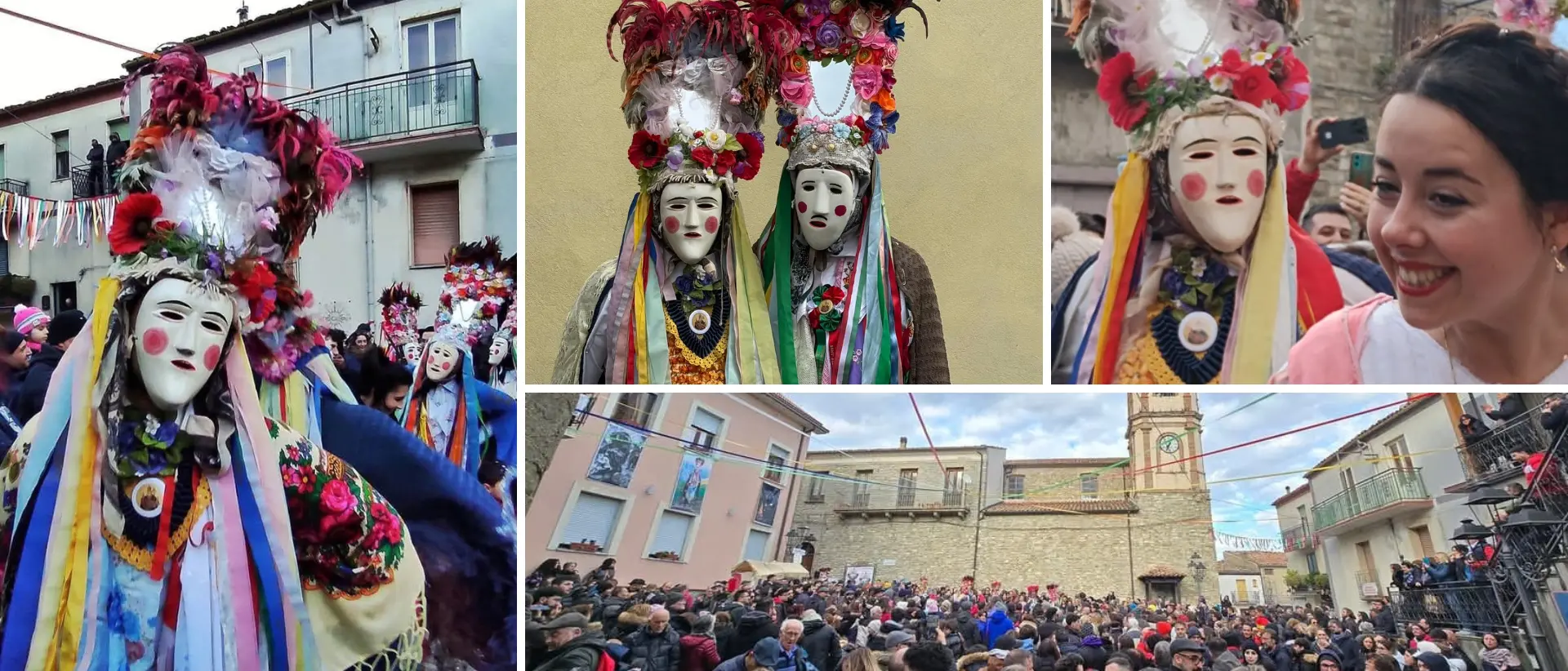 I Polëcënellë Biellë protagonisti al Carnevale di Venezia 2025: la Calabria si mette in mostra tra le maschere delle tradizioni\n