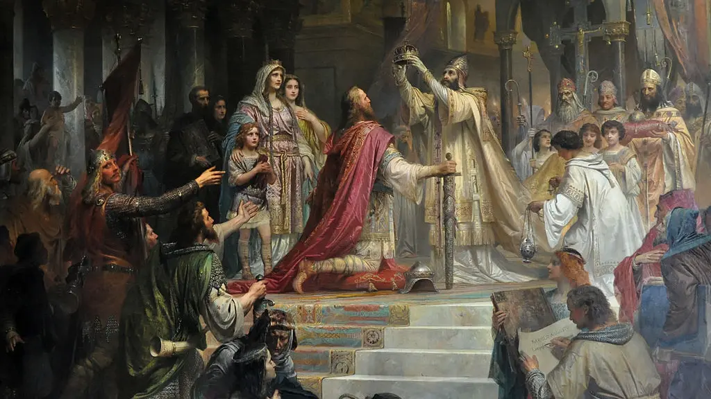 Incoronazione imperiale di Carlo Magno, di Friedrich Kaulbach, 1861