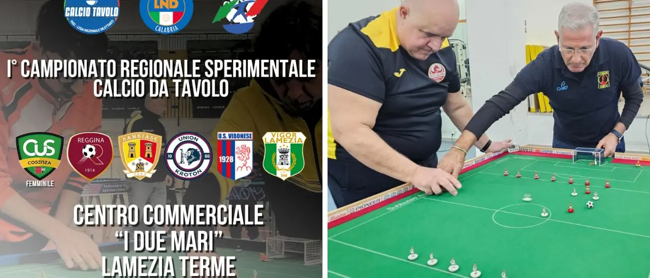 Subbuteo in Calabria, al via il primo campionato sperimentale regionale di Calcio da Tavolo