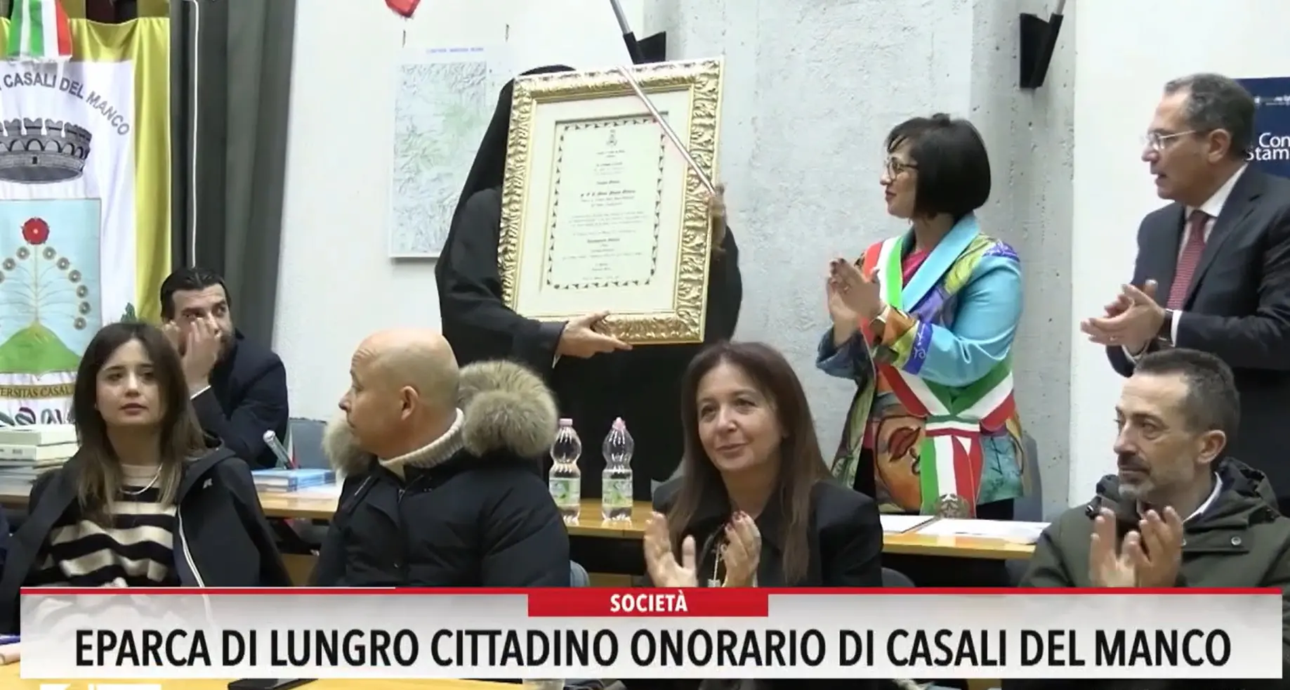 Eparca di Lungro cittadino onorario di Casali del Manco