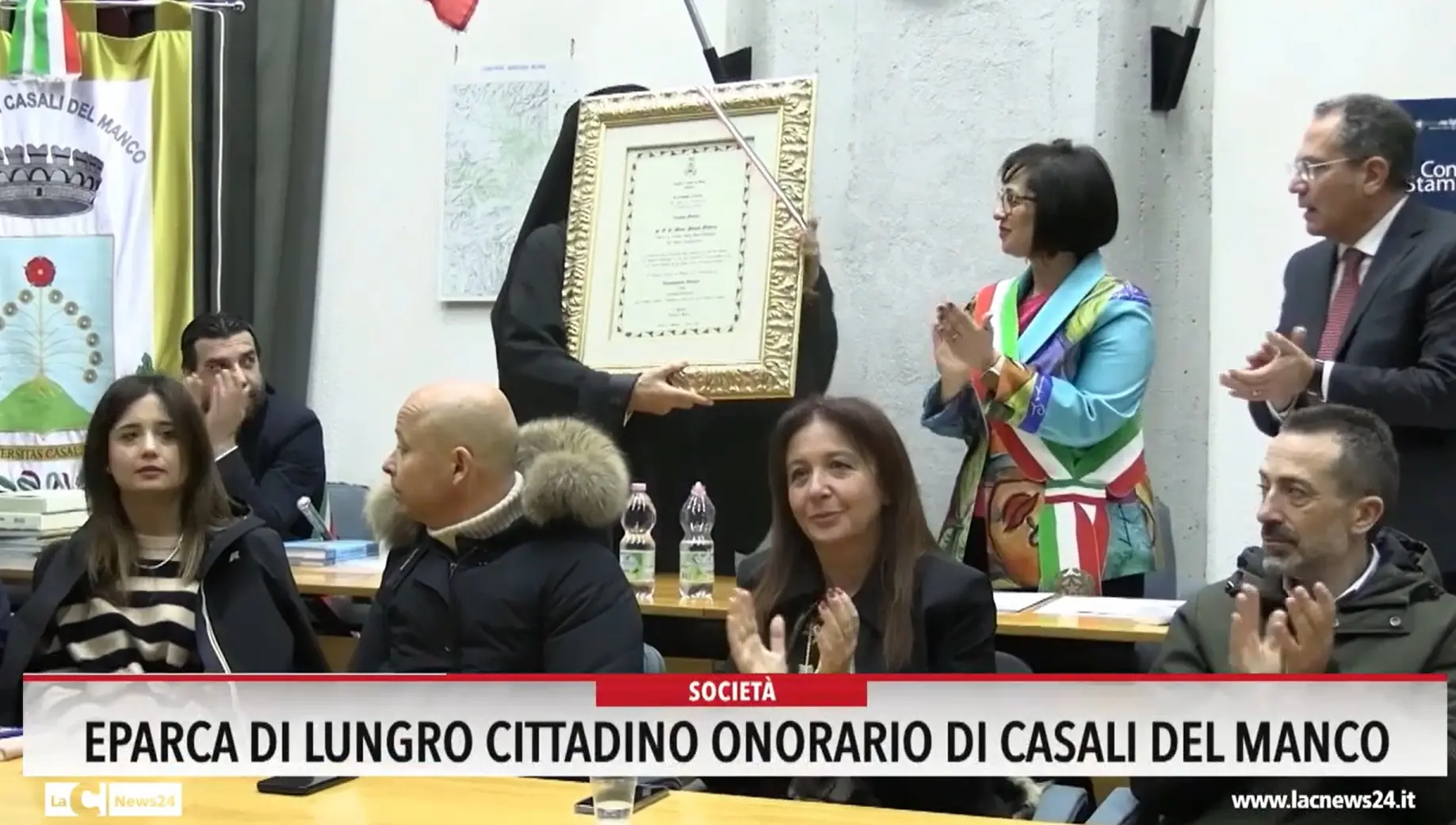 Eparca di Lungro cittadino onorario di Casali del Manco