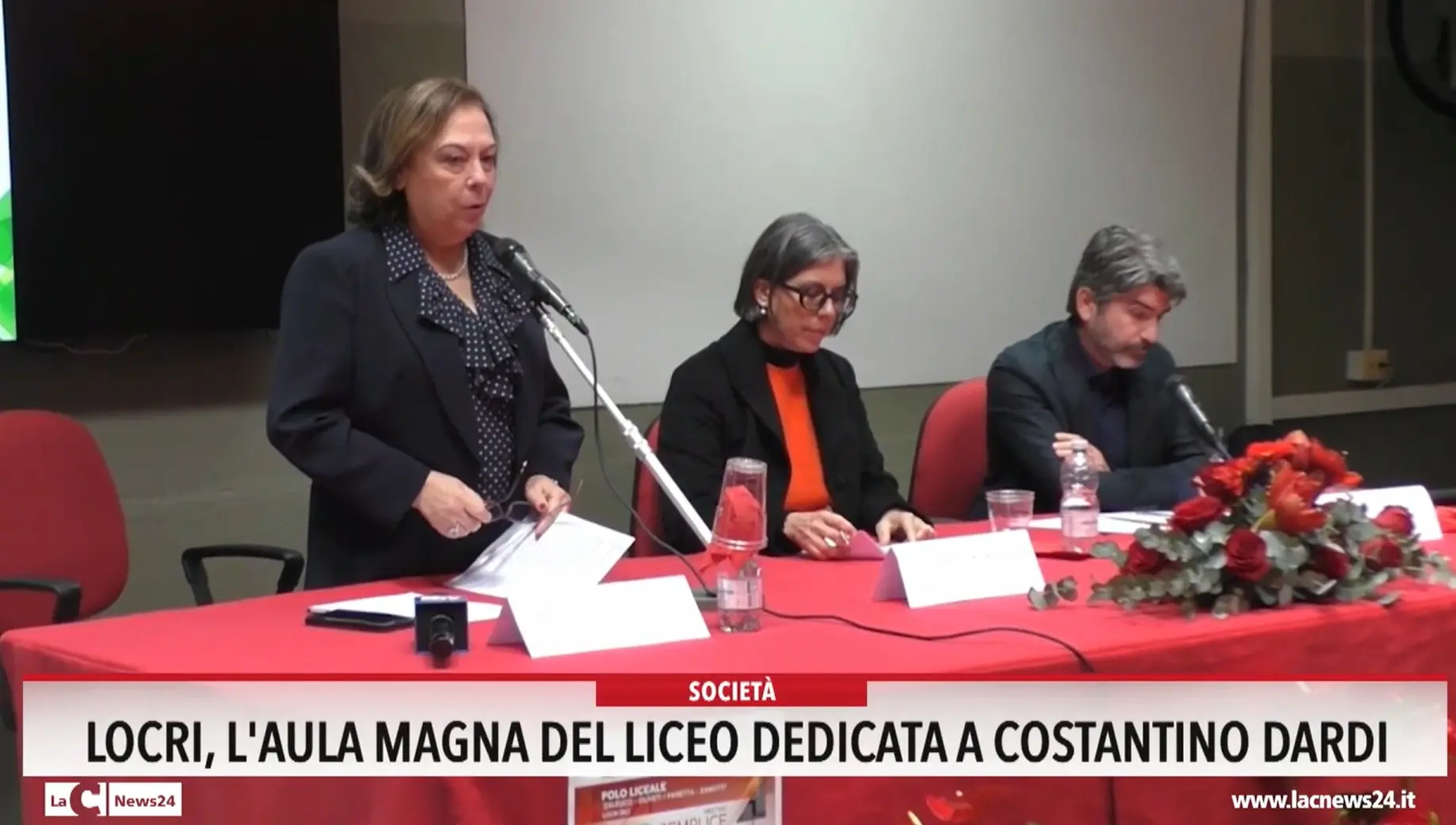 Locri, l'aula magna del liceo dedicata a Costantino Dardi