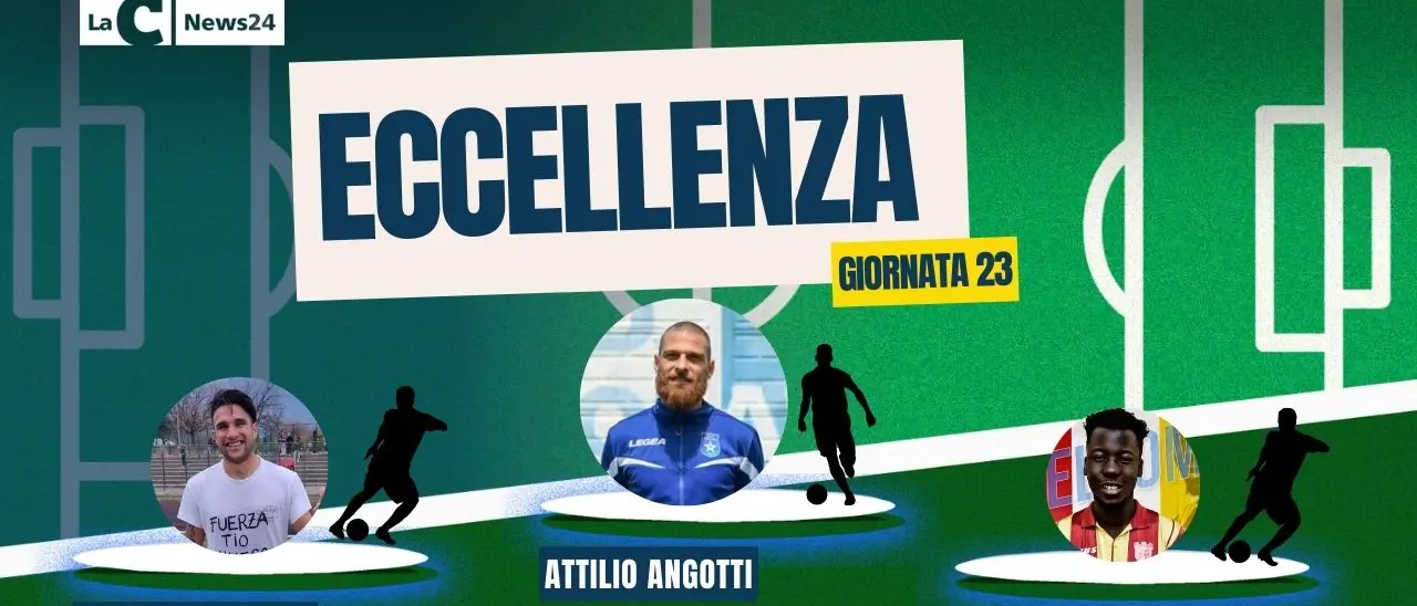 Eccellenza, ennesimo ruggito di Attilio Angotti che si prende (ancora) il primo posto della Top 3 di LaC News24