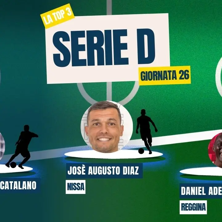 Diaz fa volare la Nissa e si prende il trono della Top 3, Catalano un incubo per la Vibonese. Sul Podio anche Adejo della Reggina