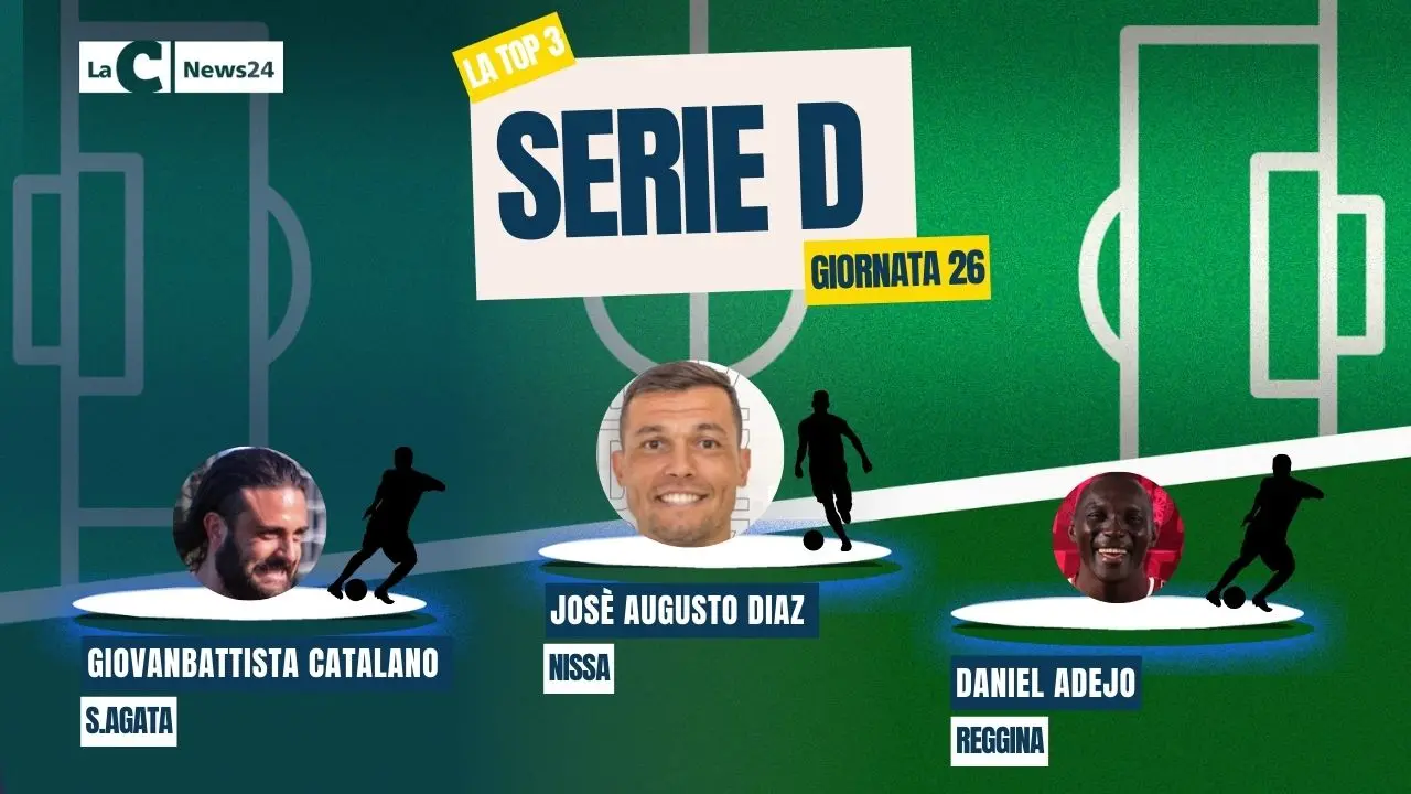 Diaz fa volare la Nissa e si prende il trono della Top 3, Catalano un incubo per la Vibonese. Sul Podio anche Adejo della Reggina