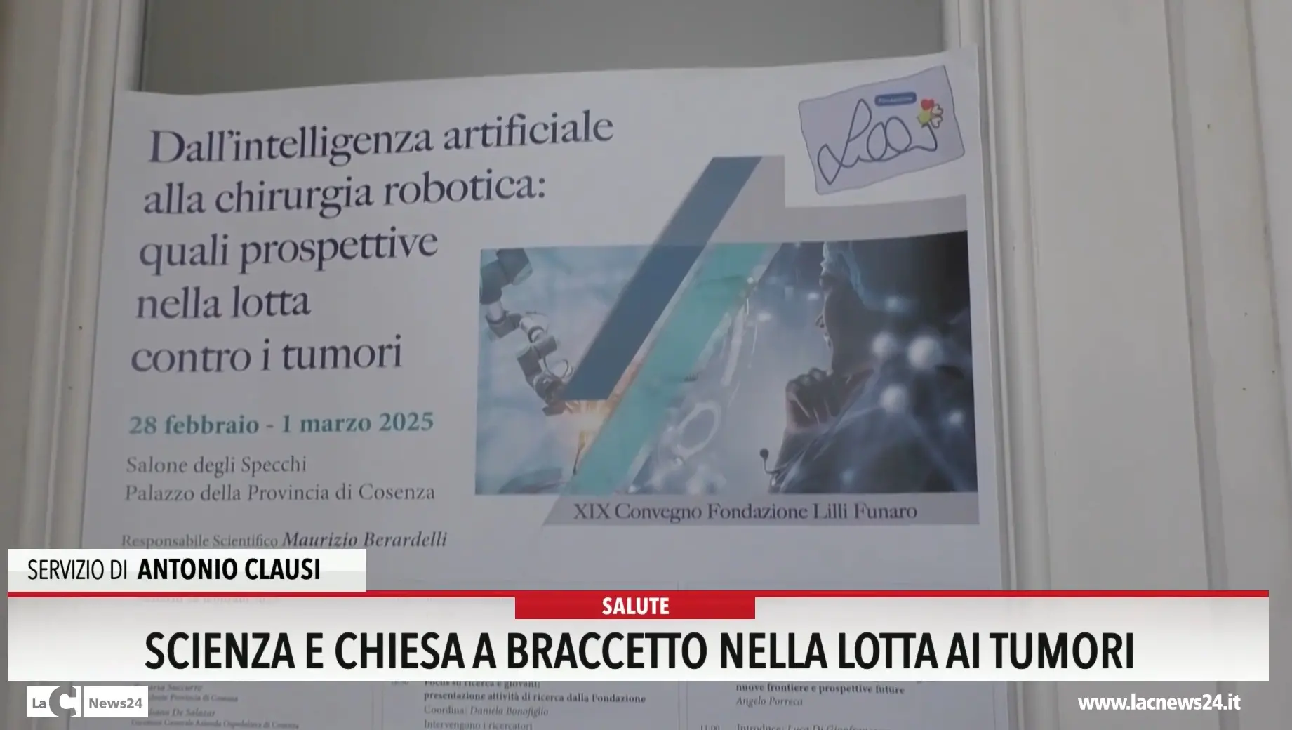 A Cosenza scienza e Chiesa a braccetto nella lotta ai tumori