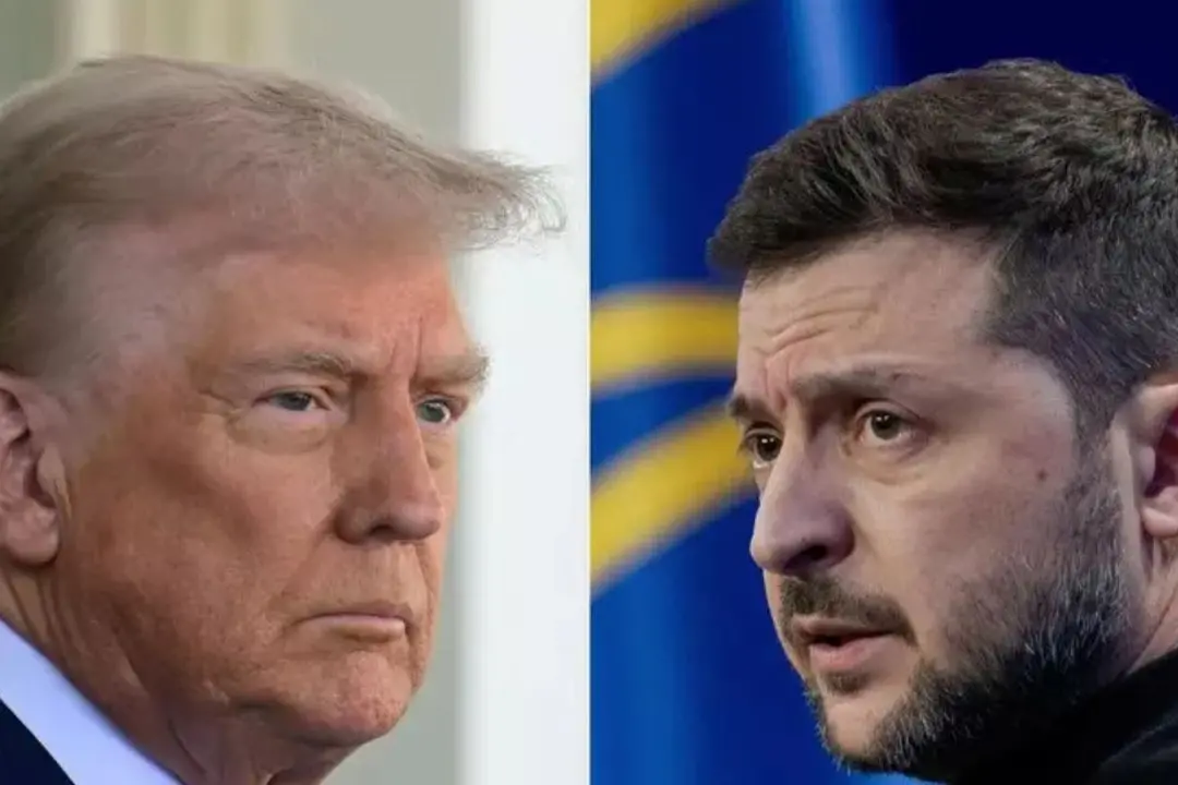 Donald Trump e Volodymyr Zelensky