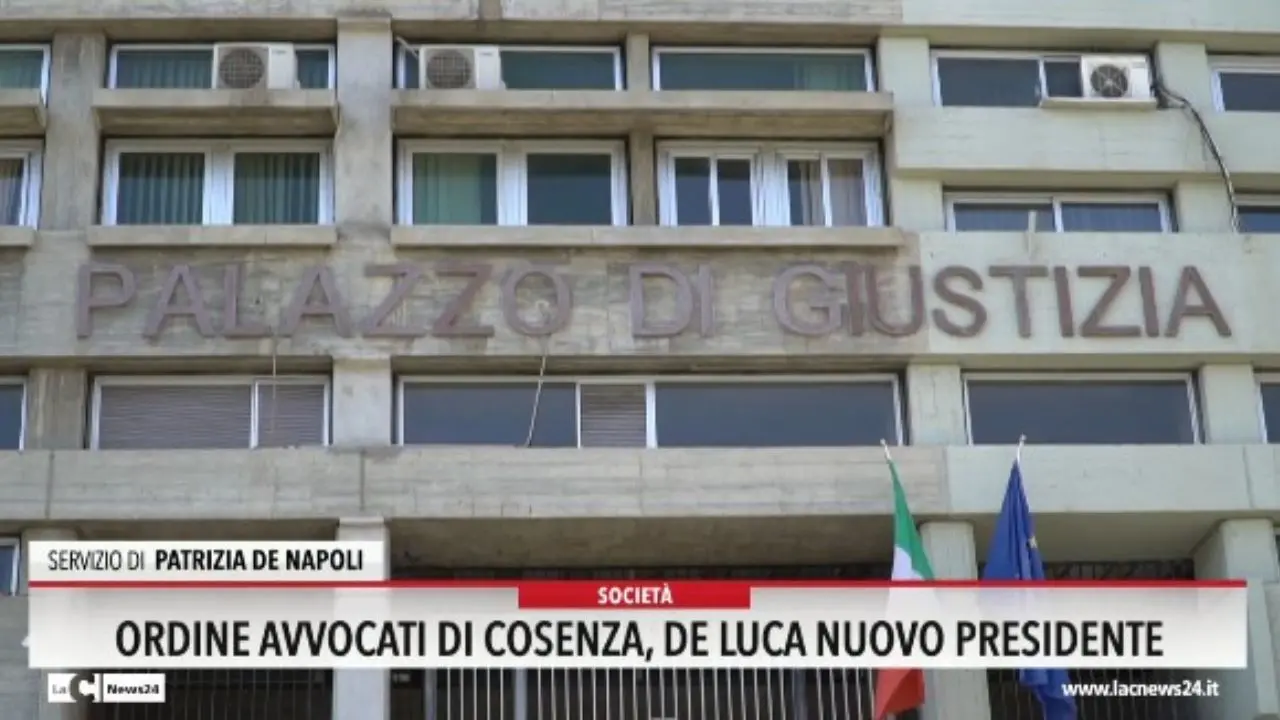 Ordine avvocati Cosenza De Luca nuovo presidente