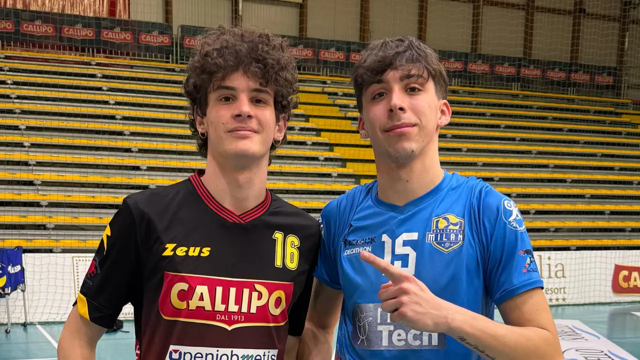 <p>Simone e Niccol&ograve; Pisani fratelli della volley calabrese</p>\\n