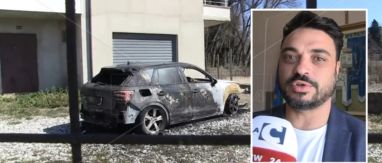 Serra, il sindaco Barillari dopo l’incendio della sua auto: «Gesto vile ma non mi fermo, andiamo avanti più forti di prima»