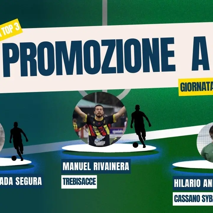 Promozione A: Rivainera segna un gol “d’Eccellenza” per il Trebisacce e si prende il primo posto della Top 3