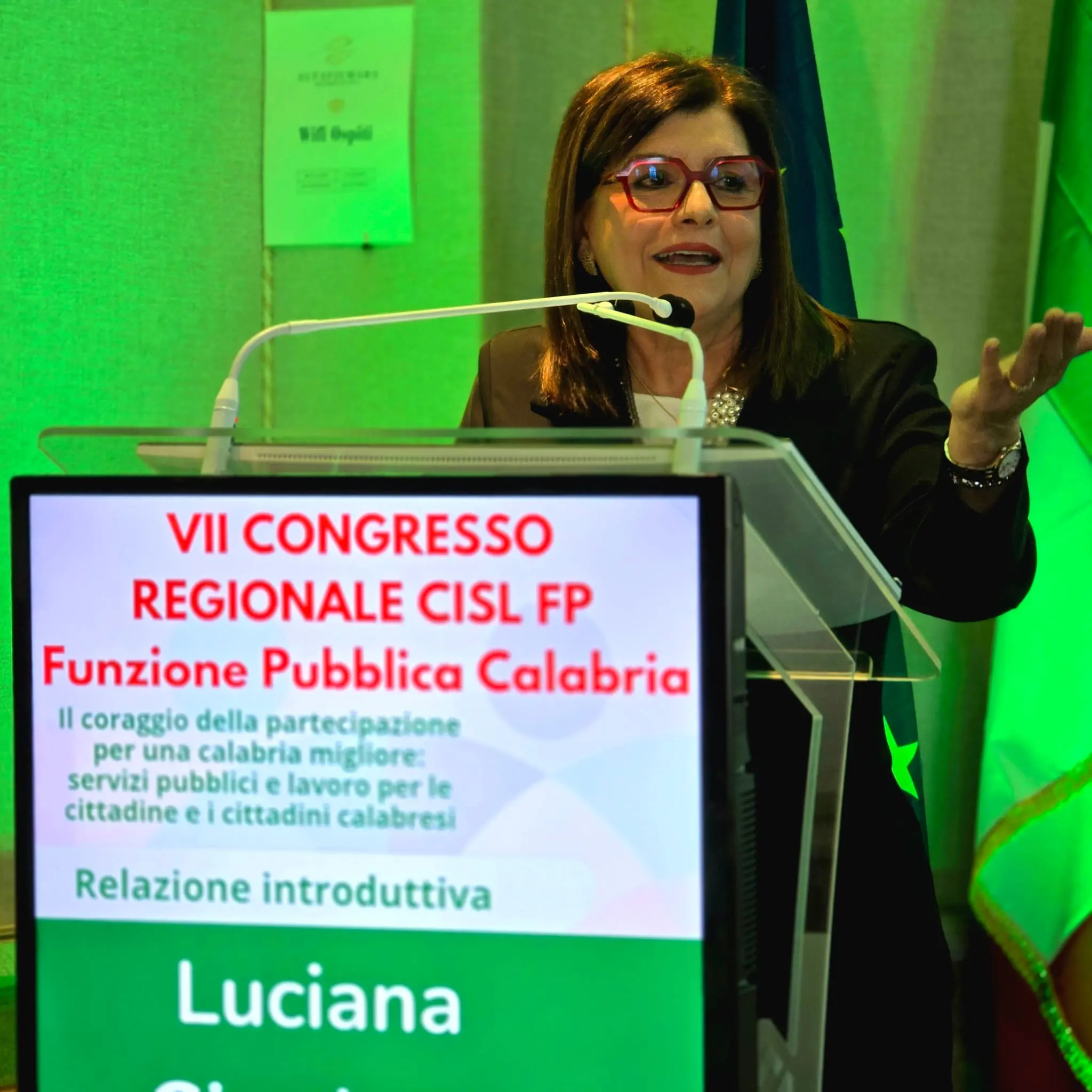 Cisl Fp Calabria, Luciana Giordano riconfermata segretaria: «Serve una\u00A0nuova visione strategica che punti al rilancio del territorio»\n