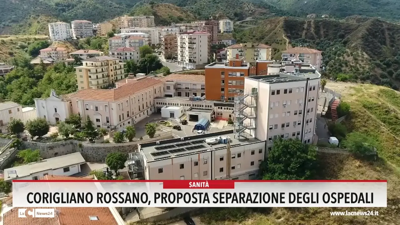 Corigliano Rossano, proposta di separazione degli ospedali