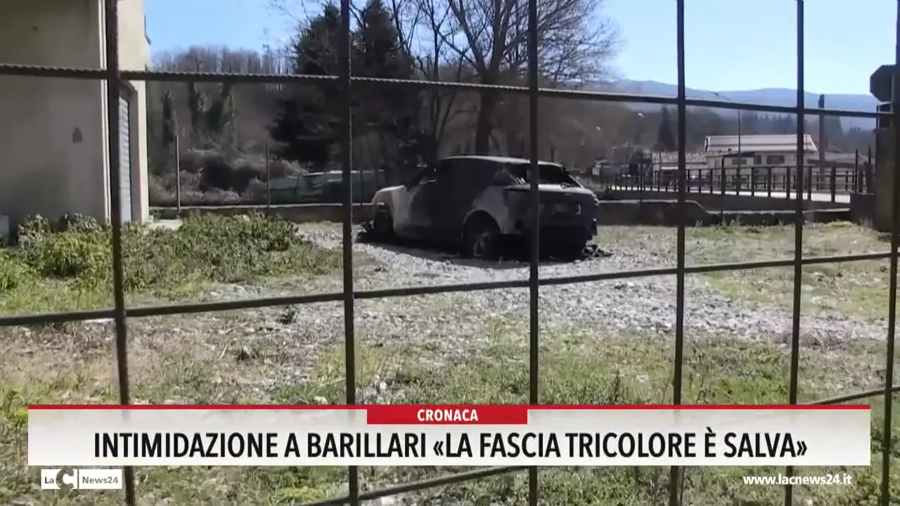 Intimidazione a Barillari, la fascia tricolore è salva