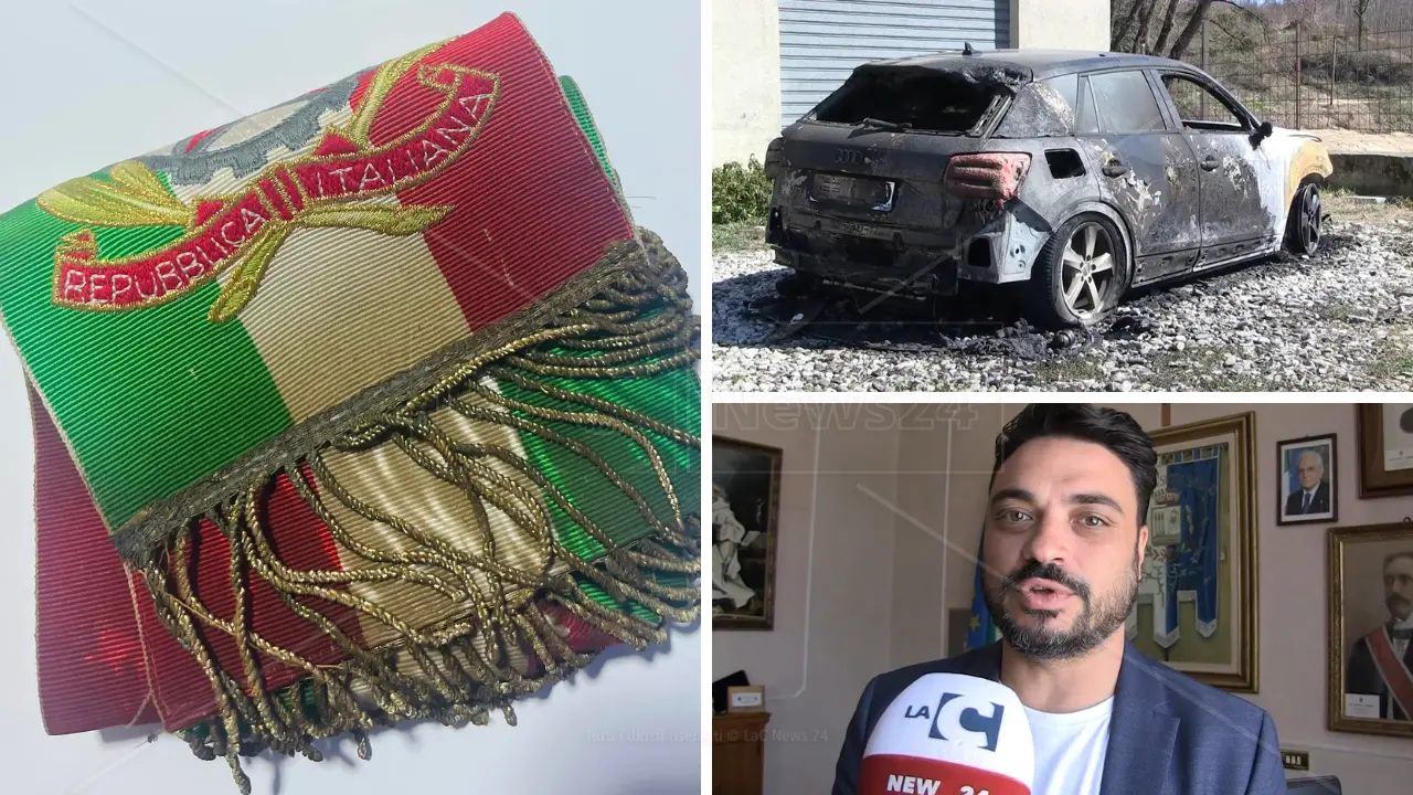Serra, il sindaco dopo l’intimidazione: «Le fiamme non hanno consumato la fascia tricolore, da oggi la porto con più orgoglio»