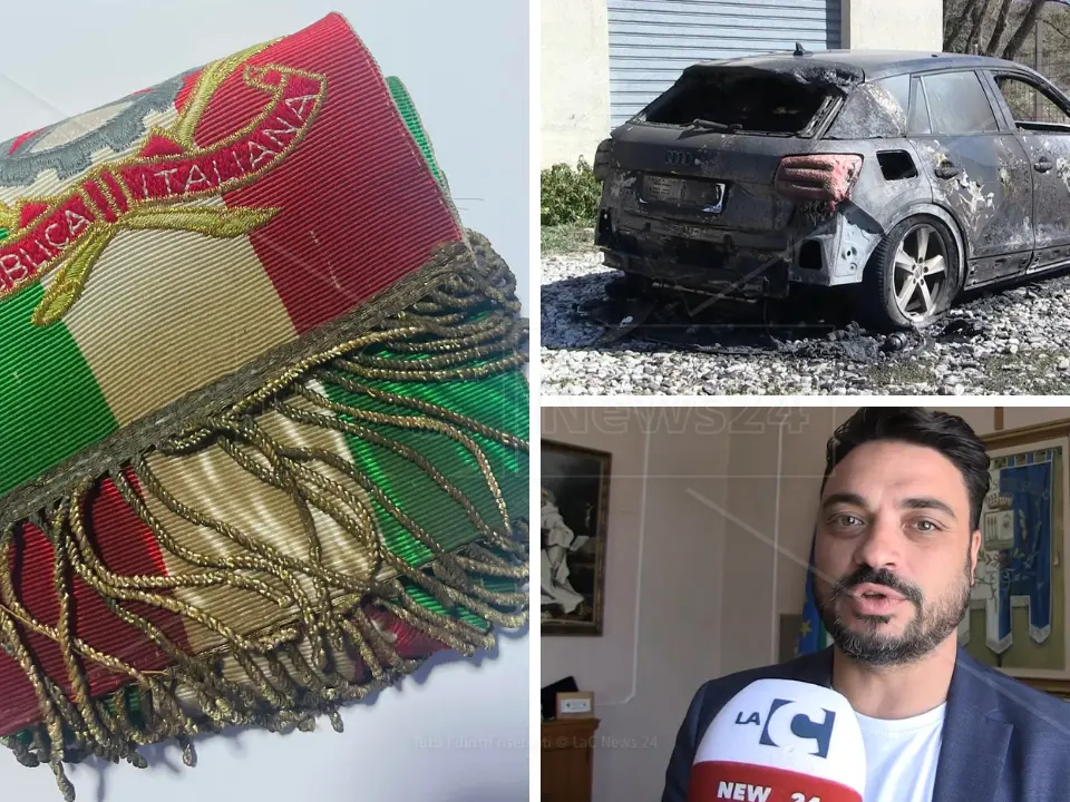 Serra, il sindaco dopo l’intimidazione: «Le fiamme non hanno consumato la fascia tricolore, da oggi la porto con più orgoglio»