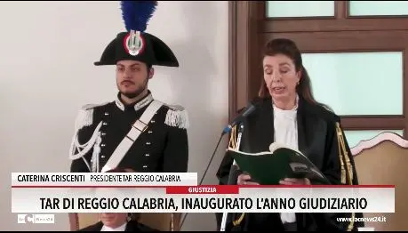 Tar di Reggio Calabria, inaugurato l'anno giudiziario