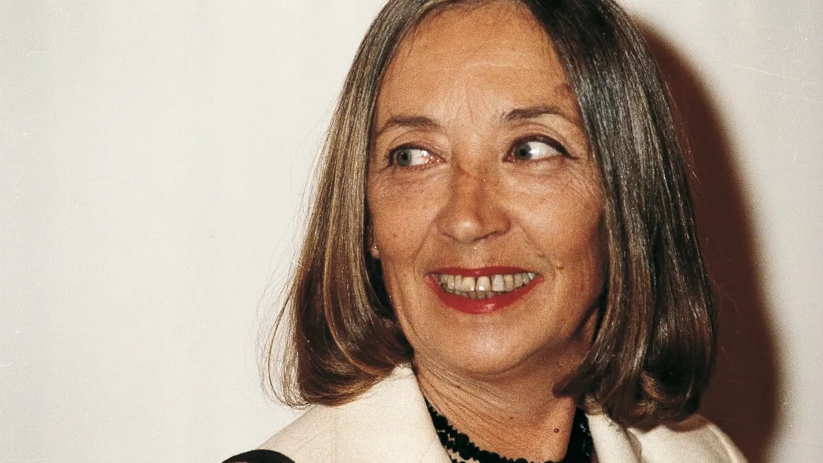Oriana Fallaci (Foto GianAngelo Pistoia)