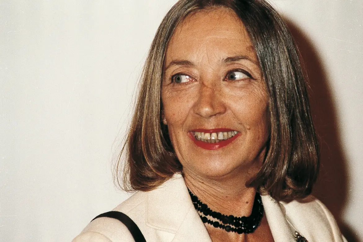 Oriana Fallaci (Foto GianAngelo Pistoia)