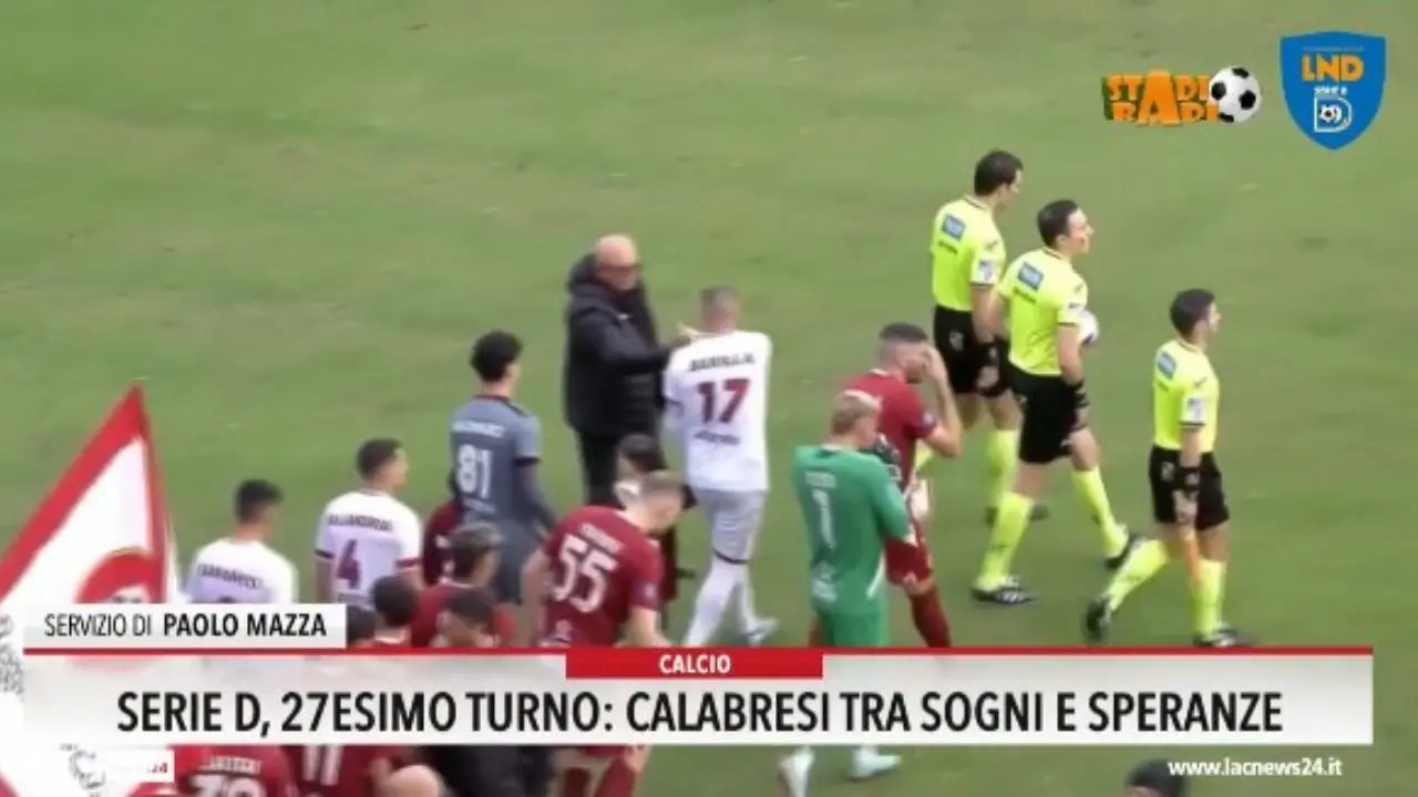 Serie D, 27esimo turno: calabresi tra sogni e speranze