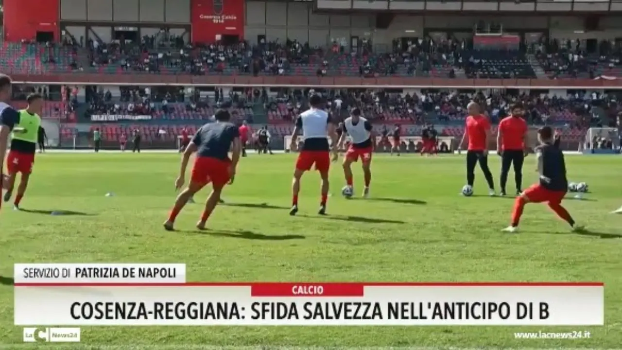 Cosenza-Reggiana: sfida salvezza nell'anticipo di B