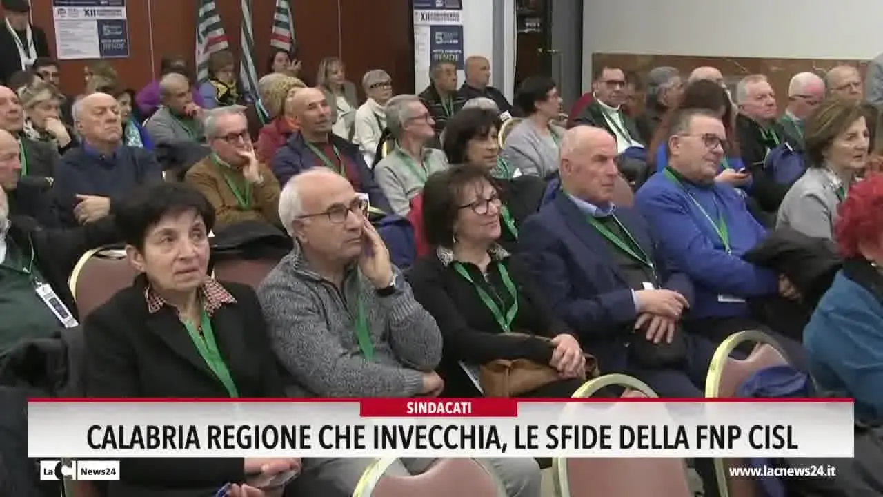 Calabria regione che invecchia, le sfide della Fnp Cisl