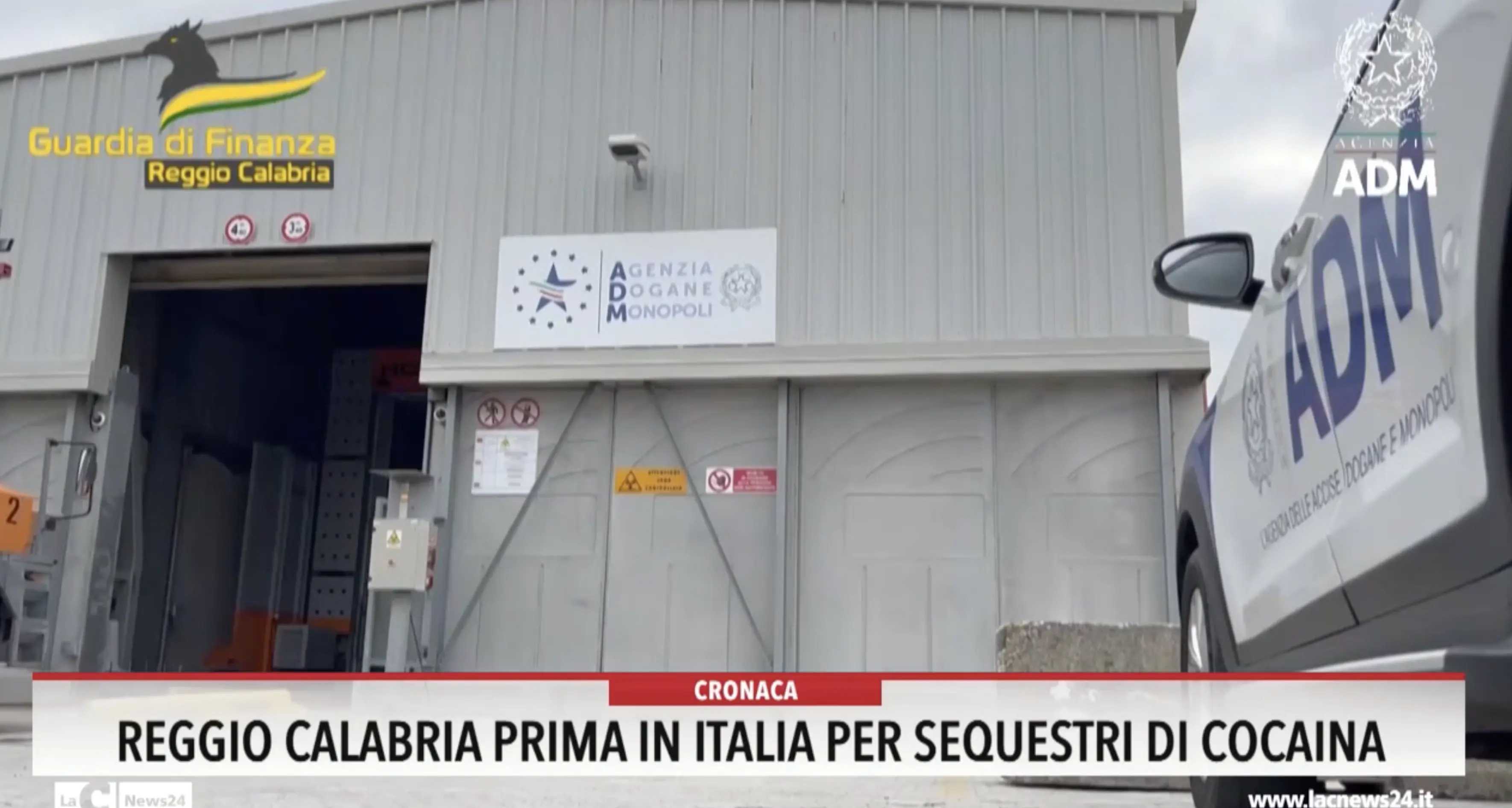 Reggio Calabria prima in Italia per sequestri di cocaina