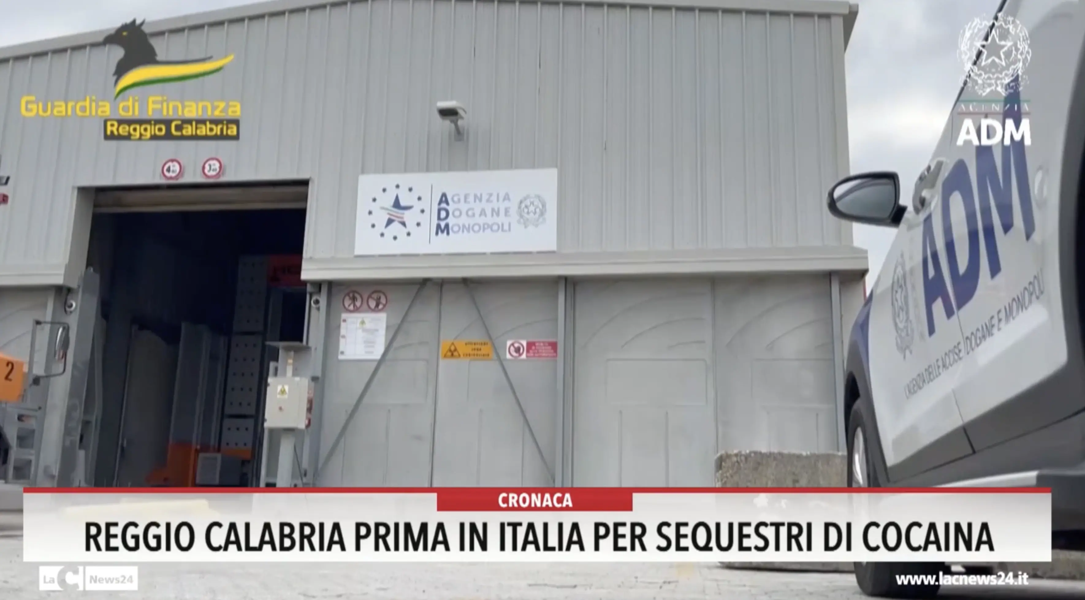 Reggio Calabria prima in Italia per sequestri di cocaina