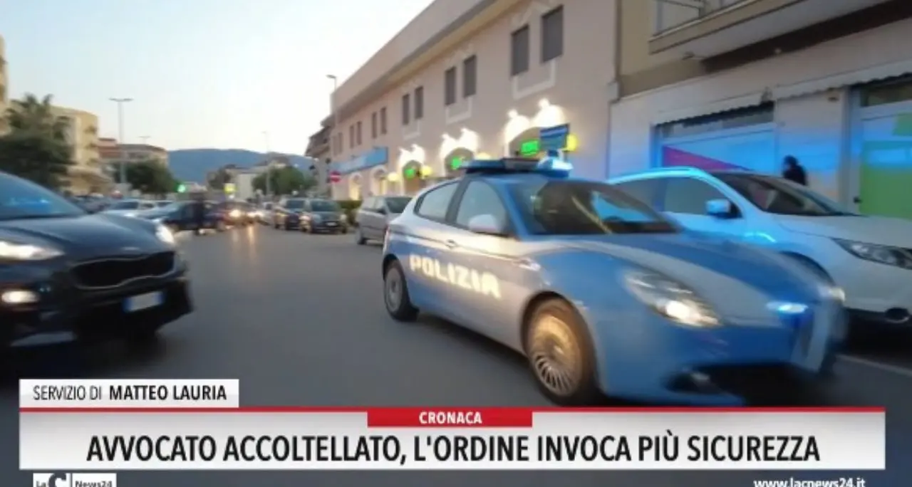 Avvocato accoltellato, l'ordine invoca più sicurezza