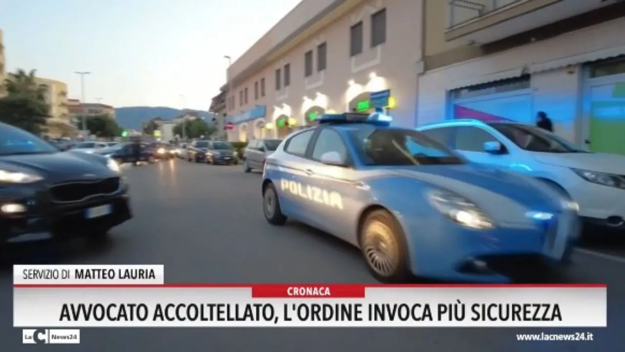 Avvocato accoltellato, l'ordine invoca più sicurezza