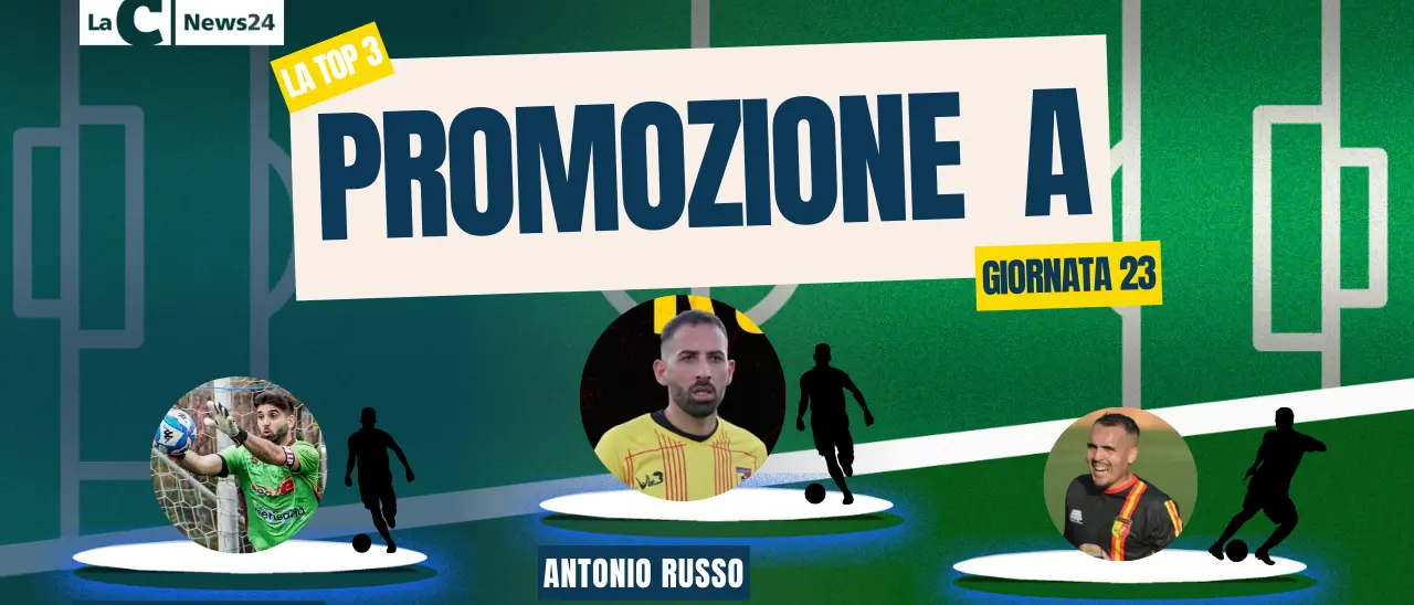 Promozione A: Russo regala una\u00A0doppietta (e la vittoria) al Sersale e si prende la vetta settimanale della Top 3 di LaC News24\n