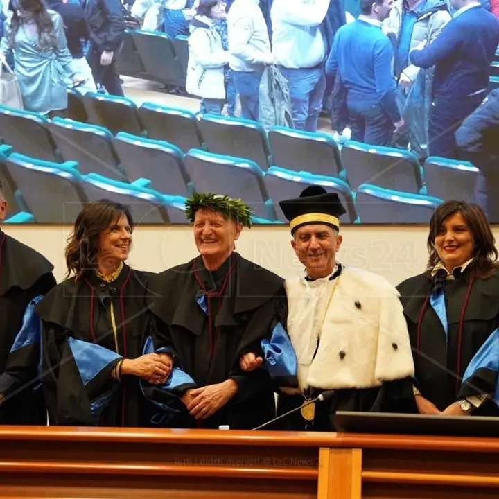 All’Unical Laurea honoris causa a Santo Versace: «I\u00A0giovani talenti il capitale più prezioso per la Calabria»