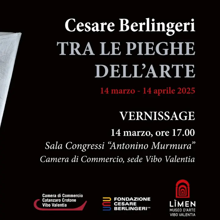 Al Museo Limen di Vibo un viaggio “Tra le pieghe dell’arte” di Cesare Berlingieri\n
