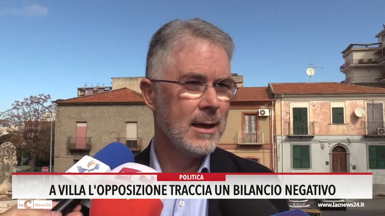 A Villa l'opposizione traccia un bilancio negativo