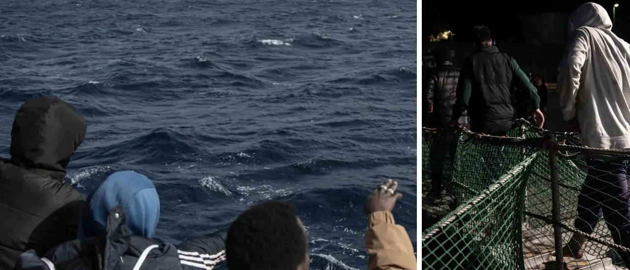 I 122 migranti sbarcati a Vibo Marina accolti nel locale hub in attesa di trasferimento\n