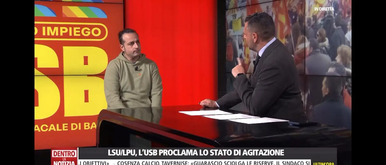 Lsu-lpu calabresi in stato d’agitazione, Sacco (Usb):\u00A0«La Regione ci ha ignorato, la situazione è drammatica»\n