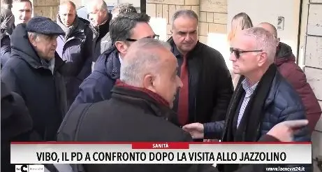 Vibo, il PD a confronto dopo la visita allo Jazzolino