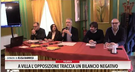 A Villa l'opposizione traccia un bilancio negativo