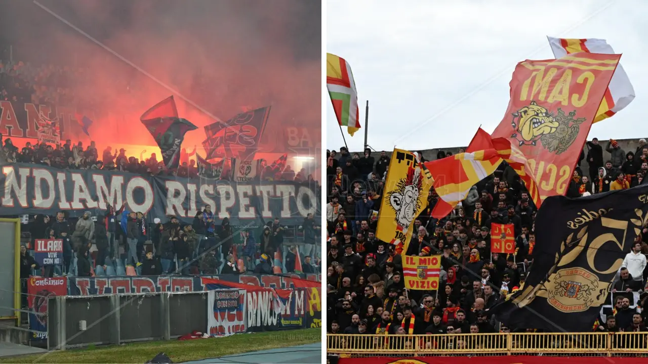 Il derby Catanzaro-Cosenza senza tifosi rossoblù in uno stadio Ceravolo andato sold out in poche ore