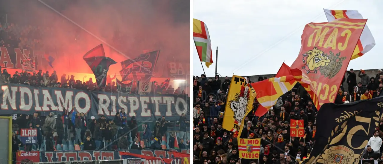 Il derby Catanzaro-Cosenza senza tifosi rossoblù in uno stadio Ceravolo andato sold out in poche ore