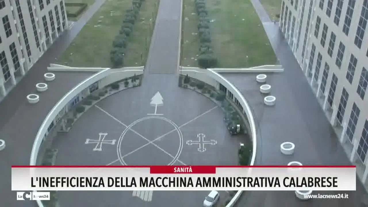 L'inefficienza della macchina amministrativa calabrese