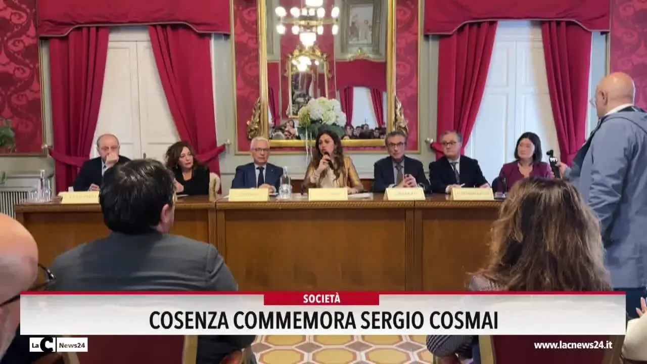 Cosenza commemora Sergio Cosmai