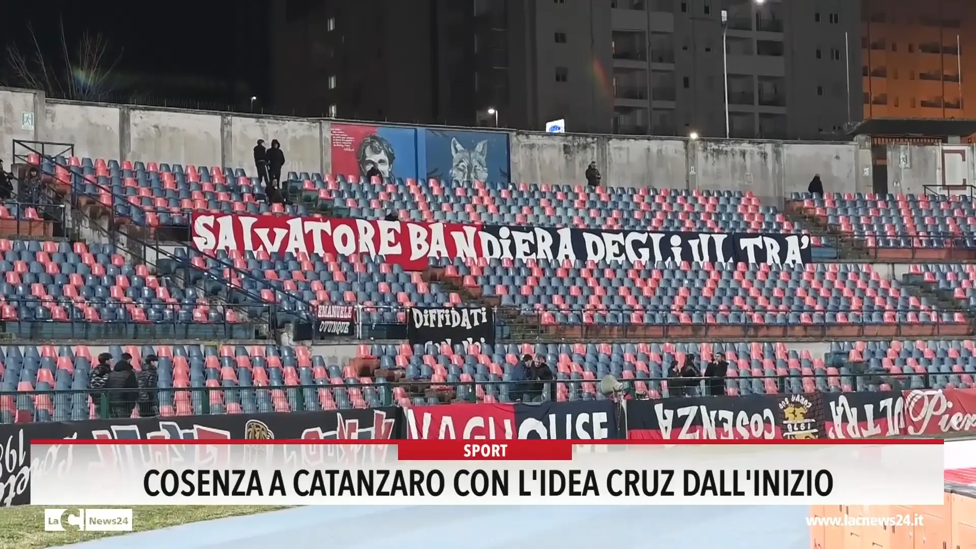 Cosenza a Catanzaro con l'idea Cruz dall'inizio